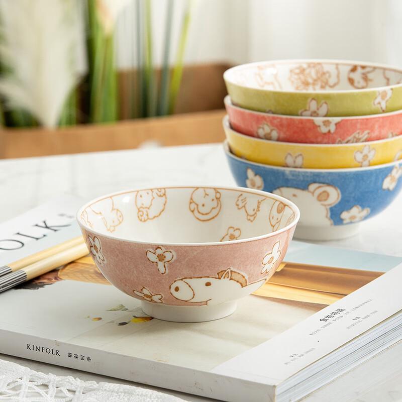 Ruhan Cartoon Zodiac Ceramic Bowl