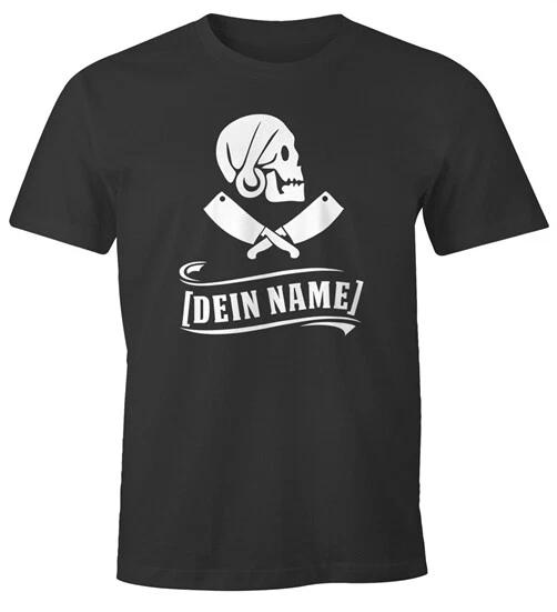 

Chef Funny Own Name Personalised Pirate Print Mens T-Shirt- 2XL