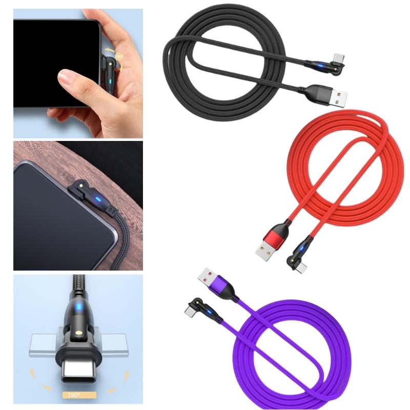 Nylon Braided Quick Charging USB to Type C Charging Data Cable with Fast Speed Transfer for Gaming Devices
