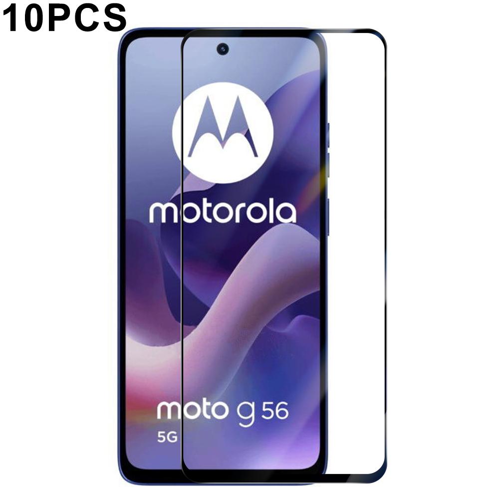 

RURIHAI 10Pcs For Motorola Moto G56 5G High Aluminium-Silicon Glass Film 0.26mm 2.5D Screen Protector As Shown A