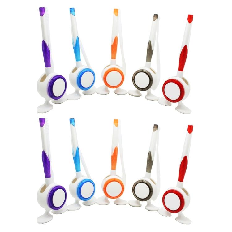 

Counter Pen with Stand Plastic Ballpoint Pen for Office Hotel Reception 1