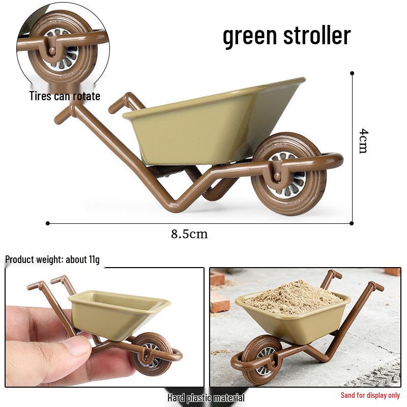 Mini Plastic Dollhouse Trailer Toy Set for Kids