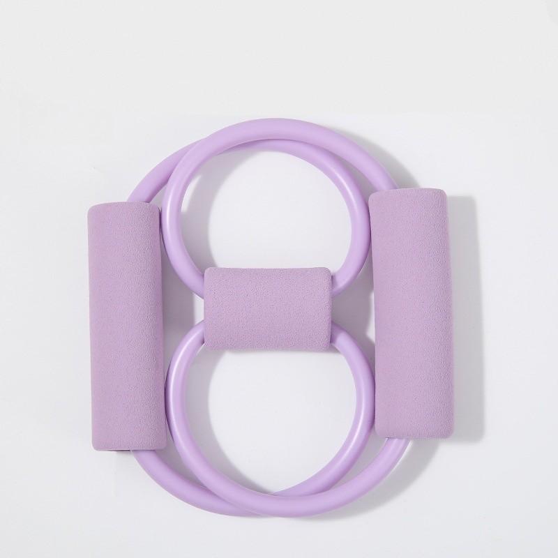 8-shaped Pull-up Device Elastic Chest Expansion and Tension Band Beautiful Back Yoga Pilates Fitness Figure Eight Shape Rope