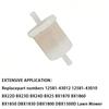 2/4pcs Inline Diesel Fuel Filter For 12581-43012 Replace For Kubota Bx24 Bx25 Bx2230 Garden Lawn Machine Accessories