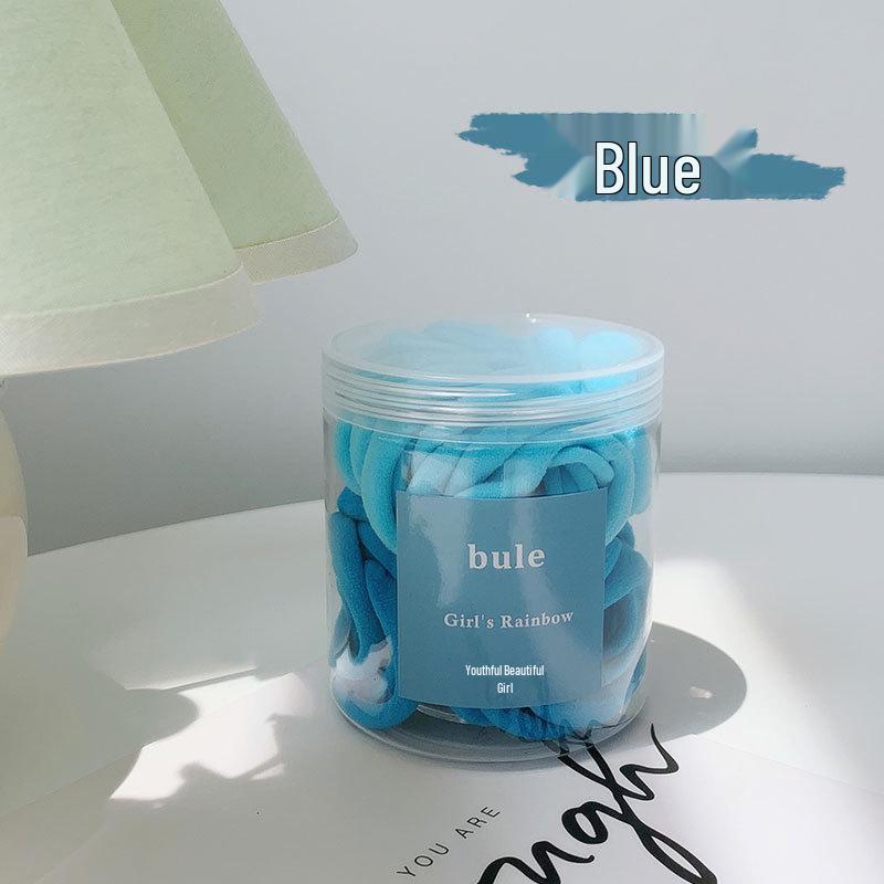 50 High Elasticity Seamless Hair Ties - Durable & Gentle on Hair, Korean Style Bands