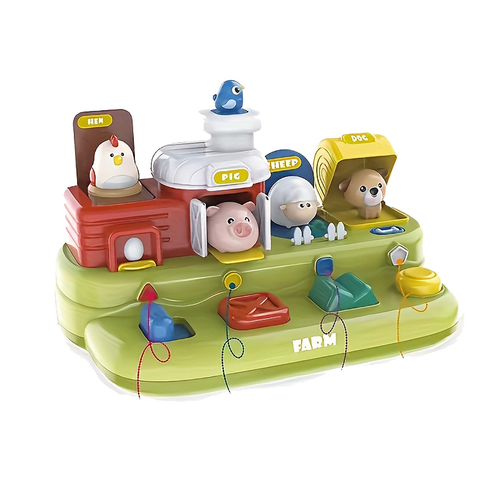 

Hide And Seek Pop-Up Interactlive Game Box Training Educational Toy For Preschoolers, Early Learning Gift For Kids One Size