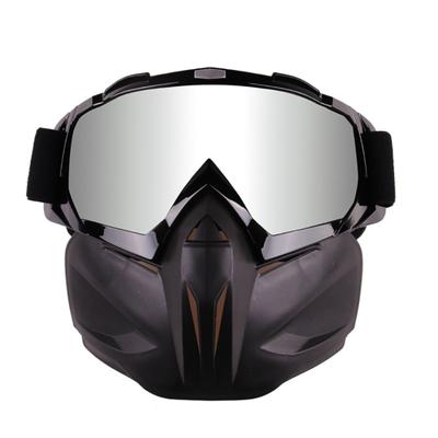 Vinter Motorcykel Snöskoter Hjälm Goggles Mask Motocross Vindtäta glasögon