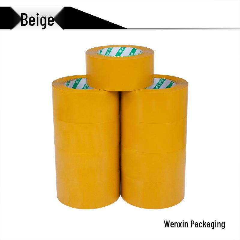 4,4 cm široká x 2,5 cm silná průhledná balicí páska - Velká role pro expresní lepení