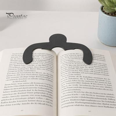 Matte Black Bookmark 3D Printed Bookmark, Hands Free Reading Design, Creative Book Page Design Clip, Securely Fun Accessory, for Students Office