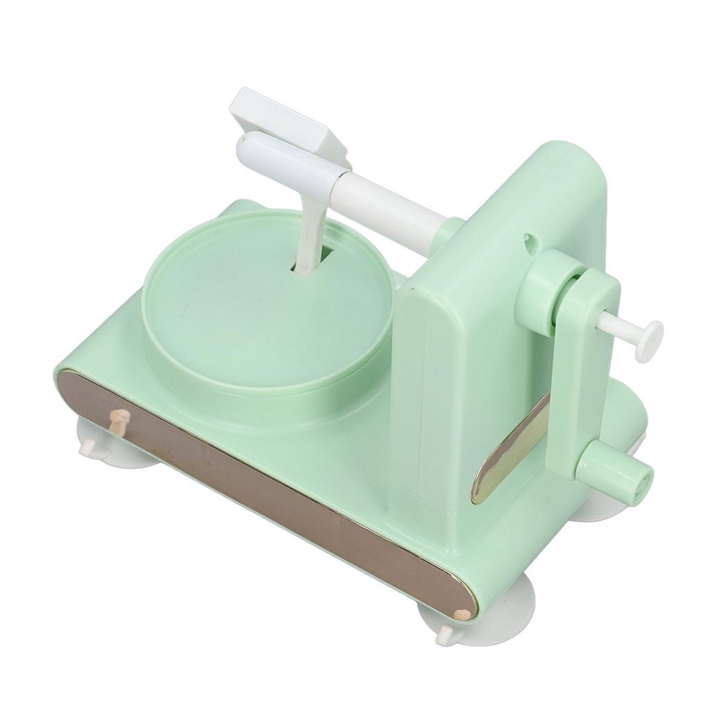Apple Peeler Multifunctional Efficient Safe Easy Cleaning Hand Crank Fruit Peeler for Home Travel Use Light Green