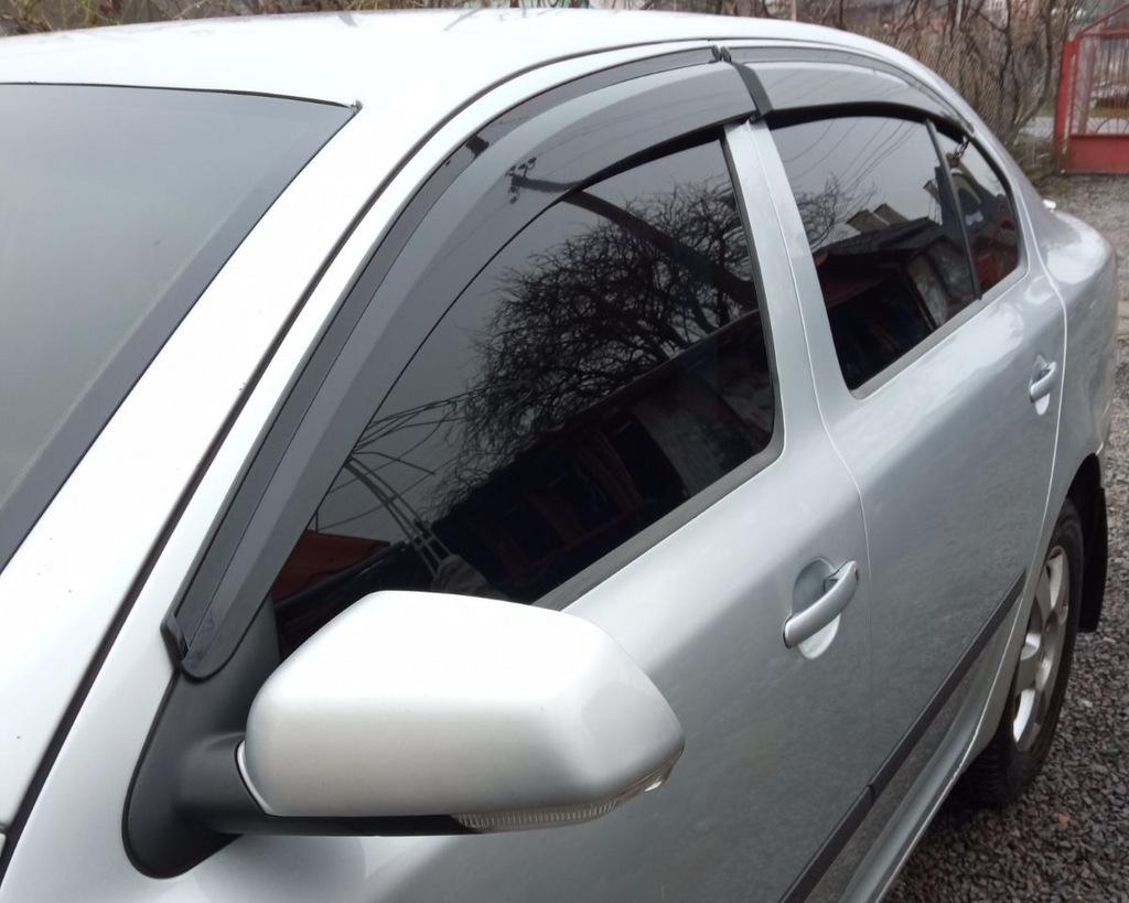LB Wind Deflectors (4 Pcs., Sunplex Sport) for Skoda Octavia III A7 2013-2019