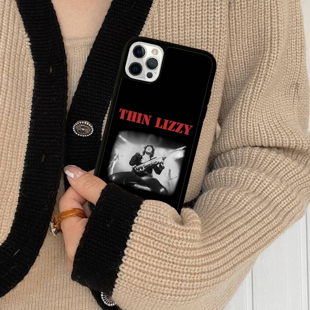 

Rock Band T-Thin LizzyS For IPhone 17 16 15 14 13 Pro 12 11 Pro Max Hard PC+TPU Phone Cases Back Cover iPhone 15 pro