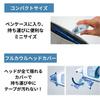 Tombow Pit Air Mini Tape Border Blue Tape Width X 10m Glue, (6mm Tape), 5-pack, PN-EASG01-5P