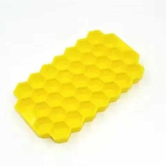 Ice Cube Tray Silicone Mould 37 Cellular Silicone Ice Cubes Hexagonal Molds DIY Kitchen Honeycomb Ice Cubes Molds