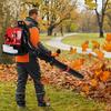 Leaf Blower, 75.6CC 4-Stroke Backpack Gas Leaf Blower, Snow Blower, Up To 900 CFM and 210 MPH, Variable Speed, Cruise Control (Red)