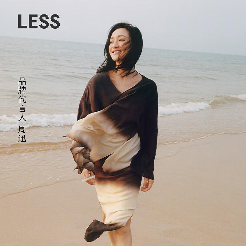 LESS 2025 Summer New Style Slim Straight Long Skirt M