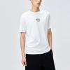 Li-Ning Sports Fashion Series Embroidered Logo Knit Breathable Short Sleeve T-Shirt Men Tops White AHSR517-1