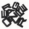 Replacement 3D Raised Decal Letters Front Head ABS Emblem Sports Line Badge Compatible with Range and Rover Tailgate Letter Rear Emblem (Glossy