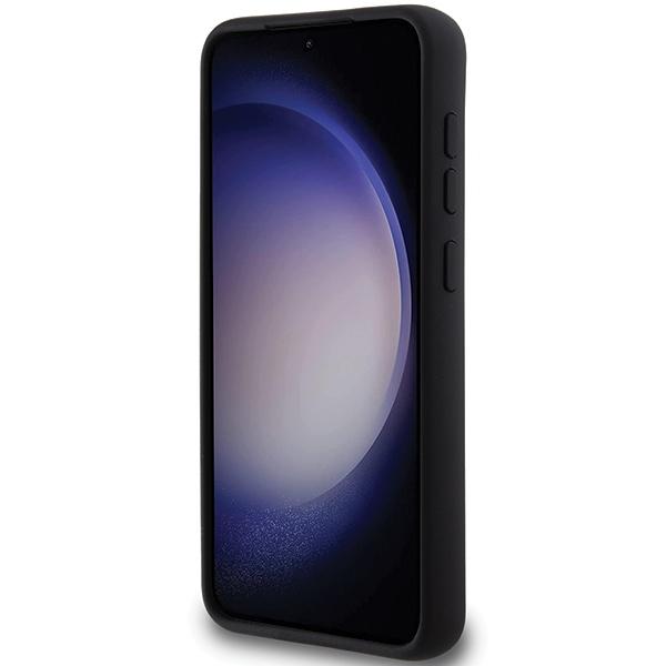 Karl Lagerfeld Klhcs24Msmhkcnpk S24+ S926 Hardcase Czarny/Black Silicone Karl&Choupette Metal Pin