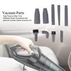 Vacuum Cleaner Accessories Corner Brush Nozzle Set for Small Countertops Gray 9PCS Multifunctional