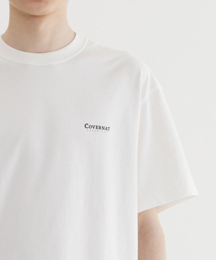 COVERNAT [2Pack] Cool Cotton T-Shirt White+White