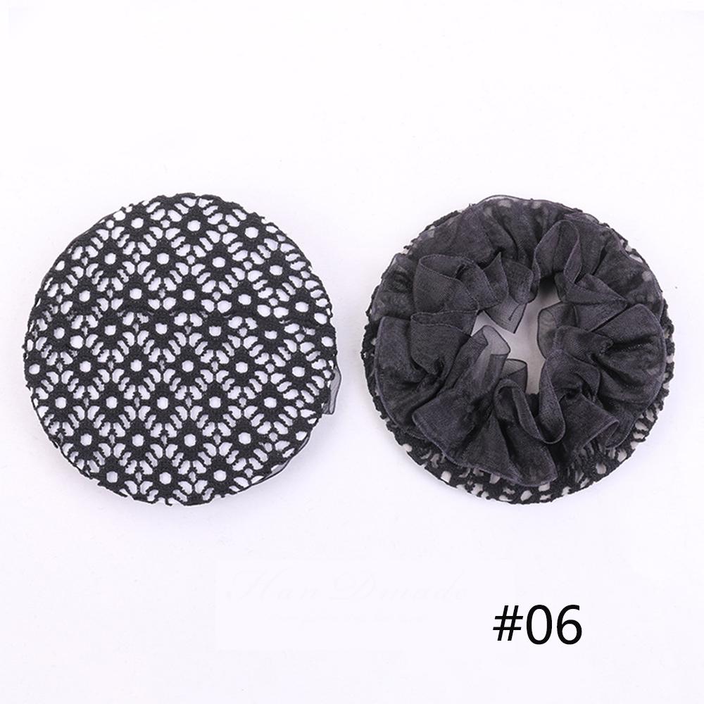 

Модні прості дискові волосся Невидимі дитячі жіночі аксесуари для волосся Головні убори для волосся снуд сітка для волосся 06