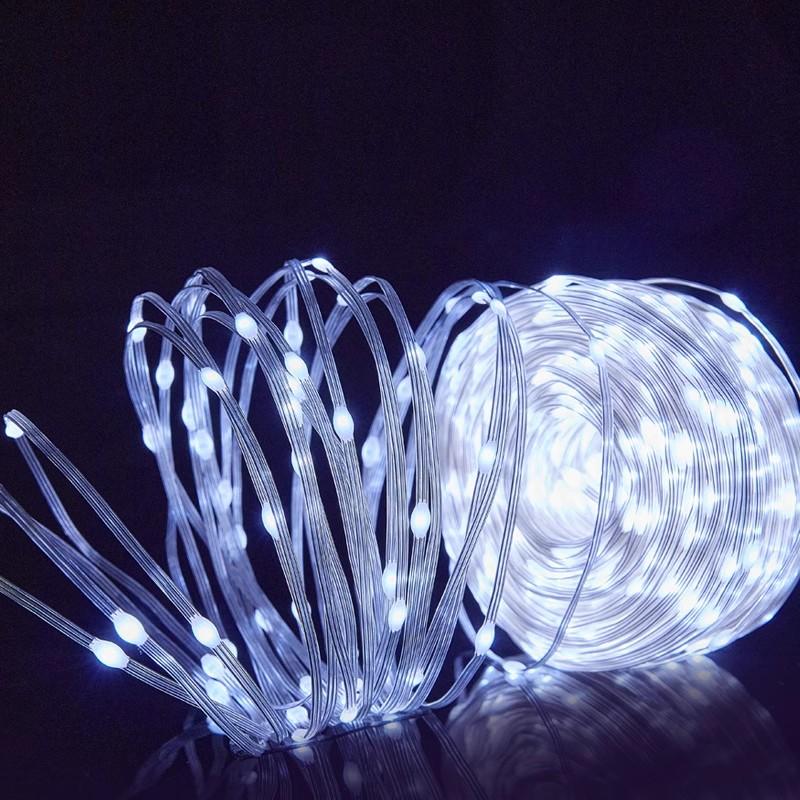 Extra Long 100M PVC Christmas String Light Outdoor Fairy String Light Waterproof Twinkle Fairy Light for Tree Holiday Decor
