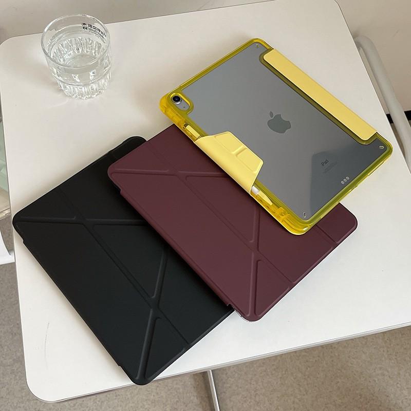Slim Acrylic IPad 11 Case With Pen Slot Stand Shockproof Air 8 Mini 7 Protective Cover 2026 Models