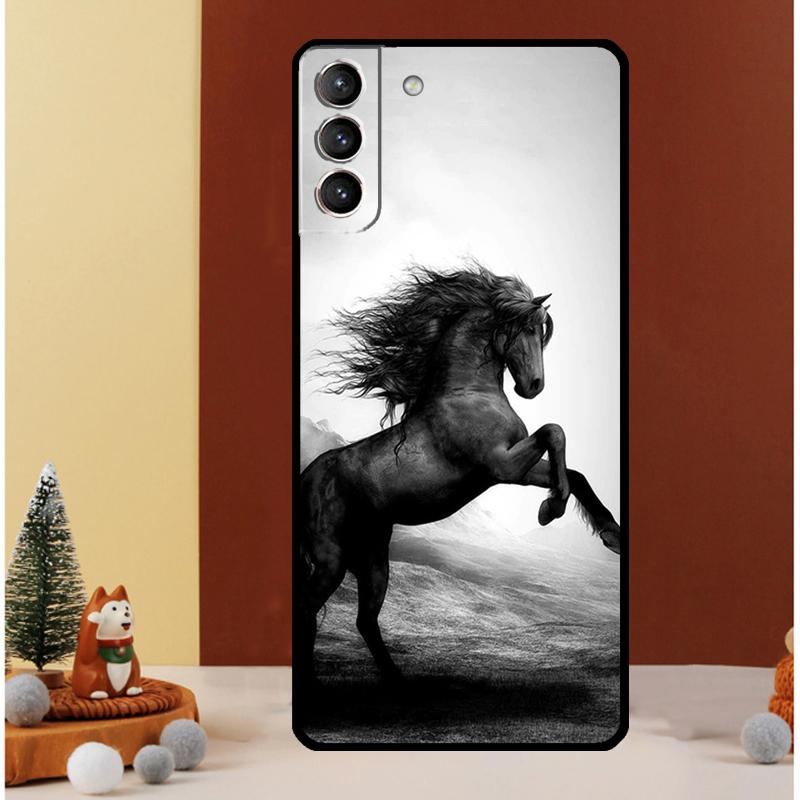 Horses Running Case For Samsung Galaxy S25 Ultra S21 S22 S20 S23 S24 Ultra S9 S10 Plus S25 FE Cover Funda