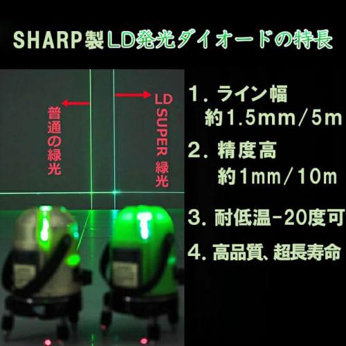 SINCONTOOLS MAK568 High-Performance, Ultra-Strong LD Green Laser Level with 5-Line Laser, Automatic Correction, High-Precision Level, High Brightness,