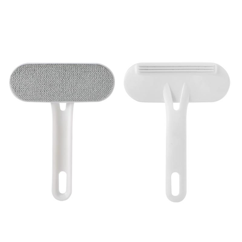 

Двусторонняя электростатическая щетка для удаления ворса и шерсти домашних животных для одежды и шерстяных пальто белый