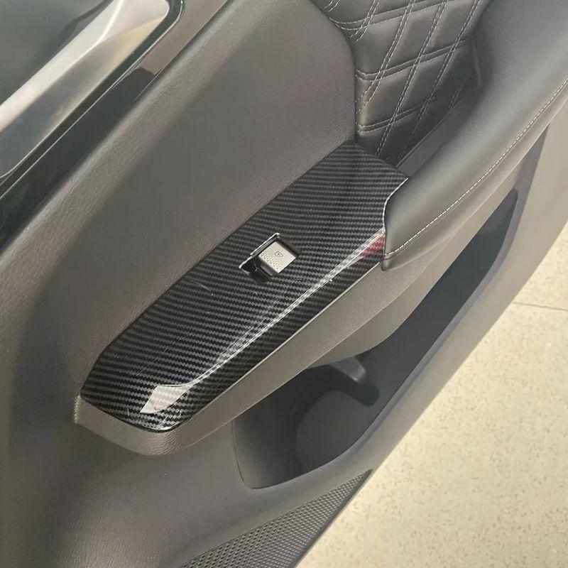 For Mitsubishi Outlander 4 2024 Inner Door Bowl Frame Cover Door Armrest Window Lift Buttons Trims Glass Switch Panel