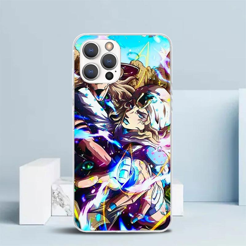 JoJo Adventure Dio Diego Brando Soft Cover for iPhone 16 17 Air 15 14 Pro Max 16E Phone Case 13 Mini 12 11 7 SE 8 Print Pattern