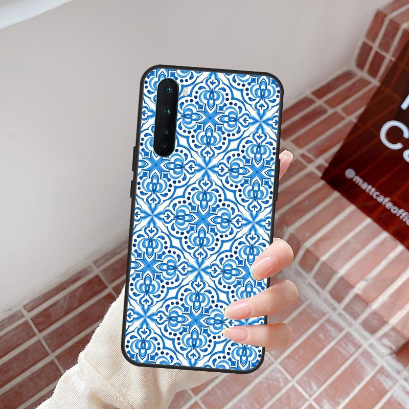 

Сине-белый фарфоровый чехол для OnePlus 15 13 12 11 10T 13T 10R 12R 13R OnePlus Nord 5 CE 2 3 4 Lite N20 N30 OnePlus Nord 4