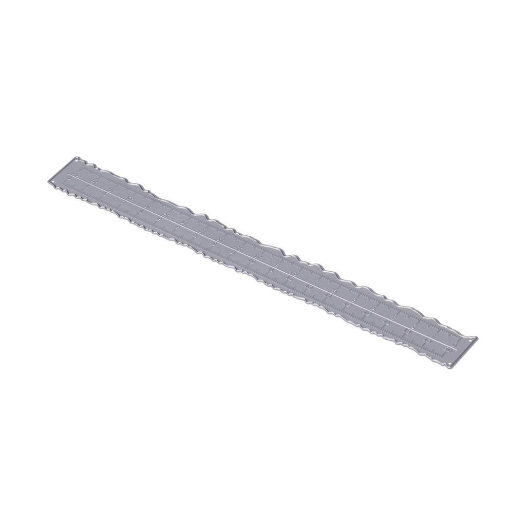 2pcs Curve Rulers Metal Lightweight Embossing Cutting Template for Craft Album Decoration