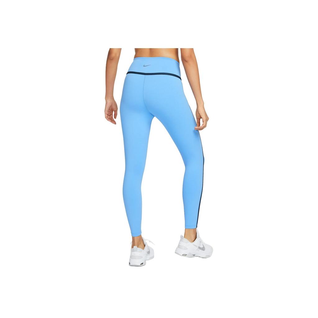 Nike One Series Quick-Dry High-Waisted Nine-Point Tight Sports Leggings Women Leggings University-Blue HJ1138-412