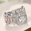 CopperGorgeous Cubic Zirconia Women Rings Temperament Elegant Female Engagement Wedding Jewelry