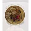 Twelve Zodiac Colored Commemorative Medals, Complete Set, Animal Coins, Twelve Zodiac Gold Coins, Collectibles, Metal Souvenirs, Gifts