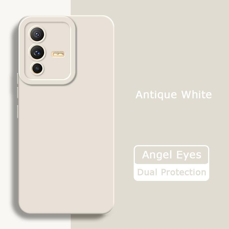 Angel Eyes Square Liquid Silicone Phone Case for VIVO V23 Pro 5G Soft Mobile Cover VIVOV23 V 23 V23Pro 360 Protective Shield Bag