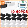 Xiaomi USB Charging Port Dustplugs Laptop USB-A Anti Dust Cover Protective Caps for Tablet PC Notebook Silicone Dustproof Protectors