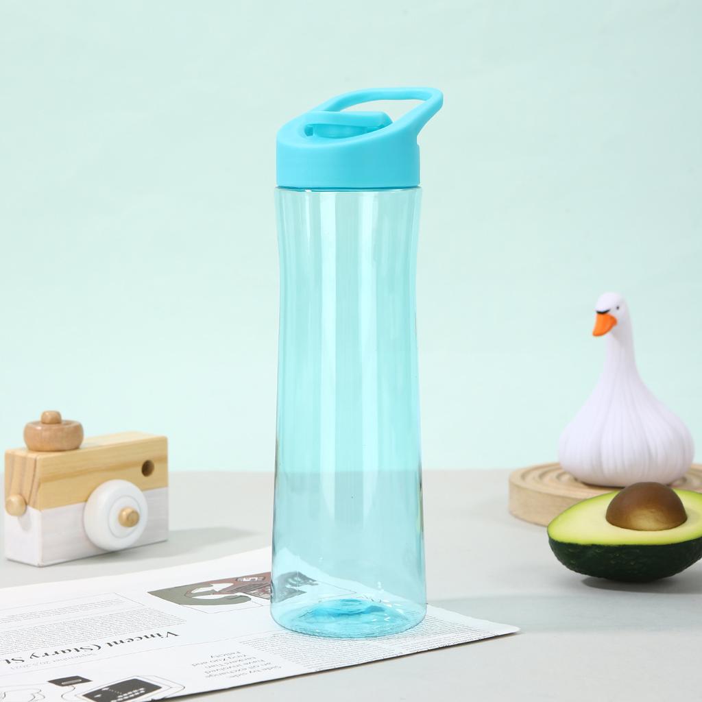 Water bottle New simple dopamine portable plastic cup Large capacity anti-drop sports water cup Travel portable cup