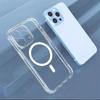 For Magsafe Original Transparent Silicone Case For iPhone 17 16 15 14 13 12 11 Pro Max Plus Phone Magnetic Wireless Charge Cover