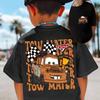 Lightning McQueen Speed Children's Vitality Men's and Women's Fashion T-shirt Summer Breathable T-shirt
