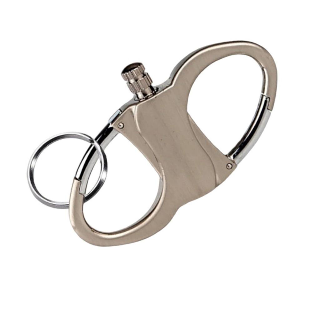 Pendant Portable Mountaineering Buckle Keychain Metal Kerosene Million Matches