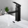 Black Bathroom Faucet Single Handle, Single Hole Bathroom Sink Faucet, Rv