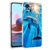Phone Case For Xiaomi Redmi Note 15 14 5G 13 12 10 11 Pro Plus 4G 14C 13C 12C Soft TPU Cover Ocean Dolphin