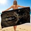 1Pc Anubis Egyptian God Underworld Beach Towel, Quick Dry, Multi-Use for Beach Pool Gym Yoga Home Travel, Christmas, Halloween, Xmas Gift M928707