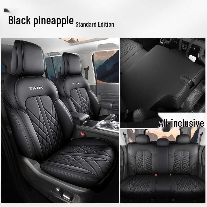 New Model Leather Car Seat Cushion for Tank 300 - Universal Five-Seater Four Seasons Cover