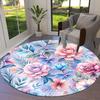 1pc Office Carpet Chair Mats Pastel Floral Pattern Perfect for Decorating Office Chairss, Or Bedrooms.YDT428