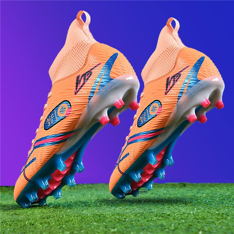 32-46 Men's Soccer Shoes  Long Nails Outdoor Anti-slip Soccer Boots Kids Football Boots Boys Soccer Shoes Artificial Turf Soccer Shoes